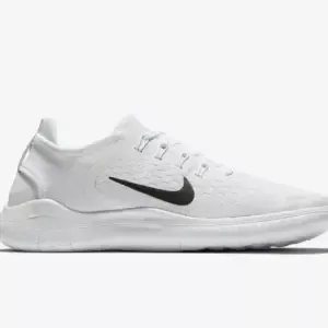 Nike Free Womens RN 2018 White Black Running Shoes