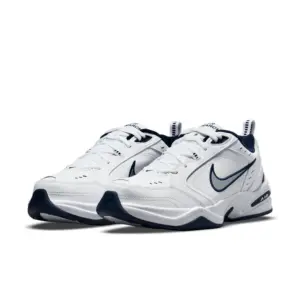 Nike AIR MONARCH IV Men White Blue 102 Walking Shoe